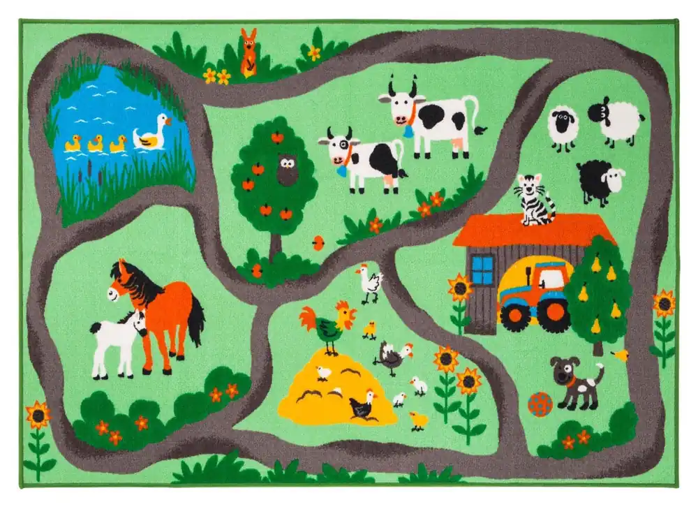 Kinderteppich BAUERNHOF Heißes Angebot