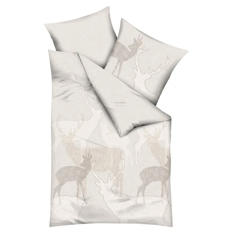 Feinbiber-Bettwäsche HIRSCHE Limited Edition