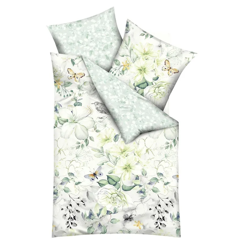 Satin-Bettwäsche GREEN GARDEN Must-Have