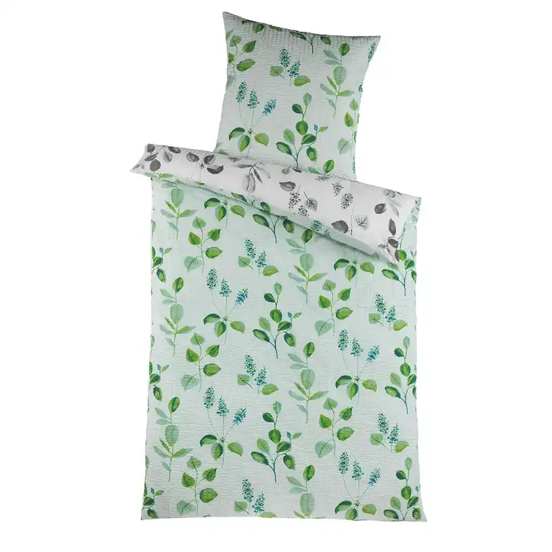 Gratis Versand Seersucker-Bettwäsche FLEUR