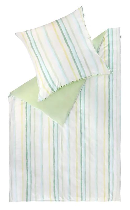 Highlight Flanell-Wendebettwäsche AQUASTRIPES