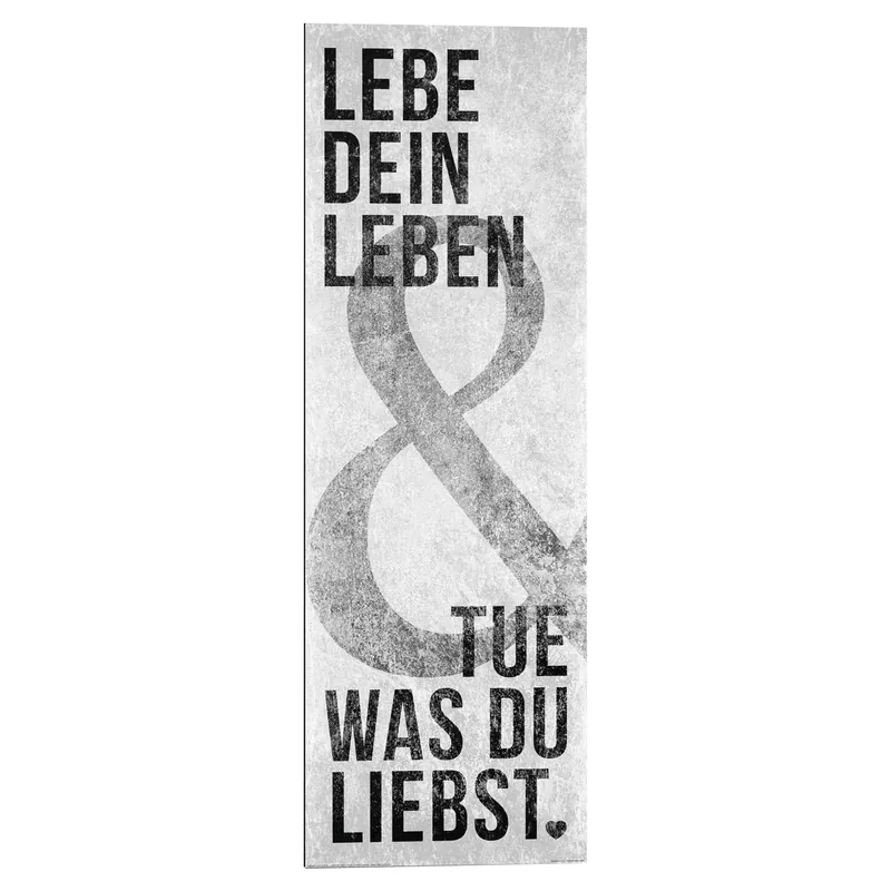 Solange Der Vorrat Reicht Wandbild BELINA