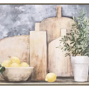 Preiswert Gerahmtes Bild KITCHEN