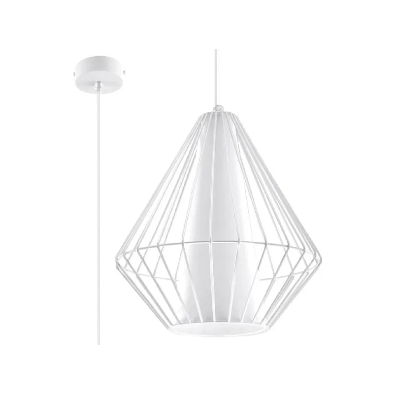 Sollux SL.0297 Pendelleuchte Demi weiß Echt
