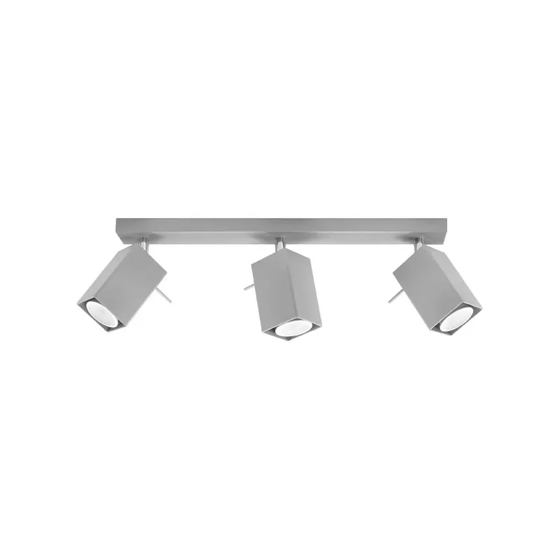 Kostenloser Versand Sollux SL.0457 Deckenleuchte MERIDA 3 grau