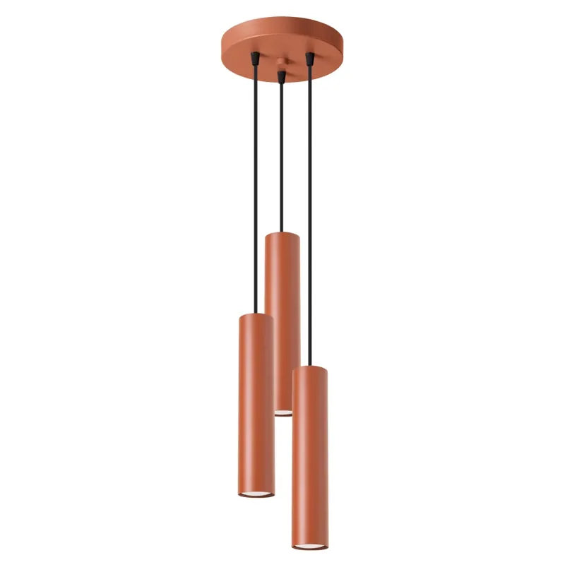 Sollux SL.1492 Pendelleuchte LAGOS 3P roter Ocker Kostenloser Versand