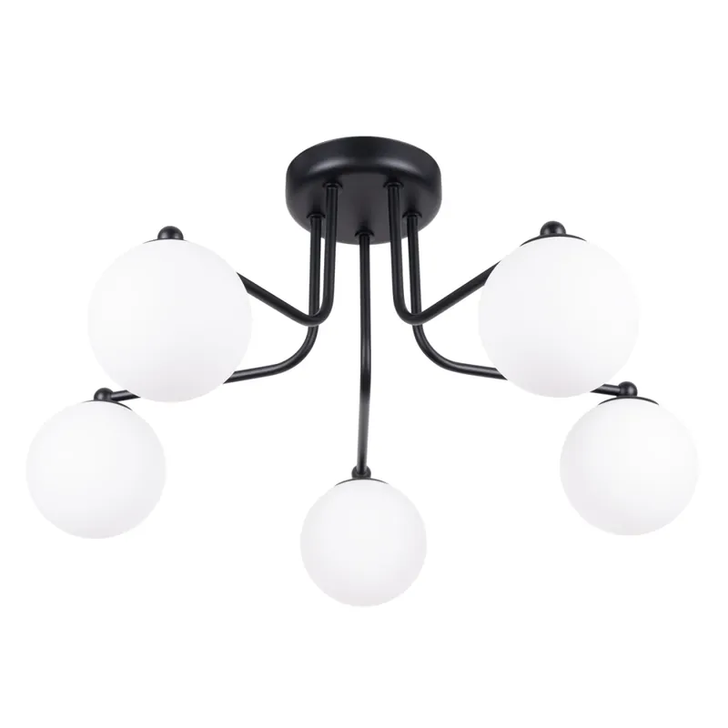 Saisonangebot Sollux SL.1663 Kronleuchter ASTRAL 5 schwarz