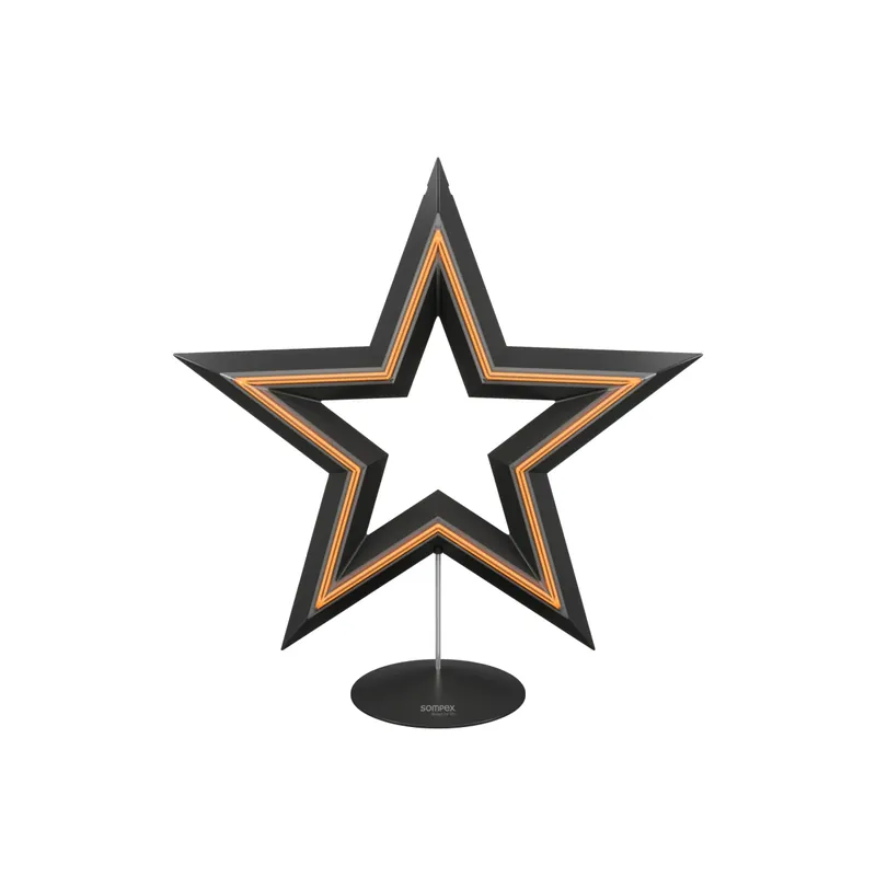 Highlight Sompex72440 FREESTAR - schwarz, Akku-Dekoleuchte