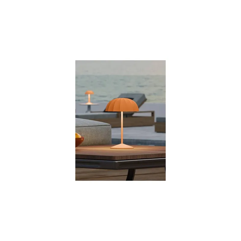 Limited Edition Sompex OMBRELLINO - Orange, Akku-Tischleuchte