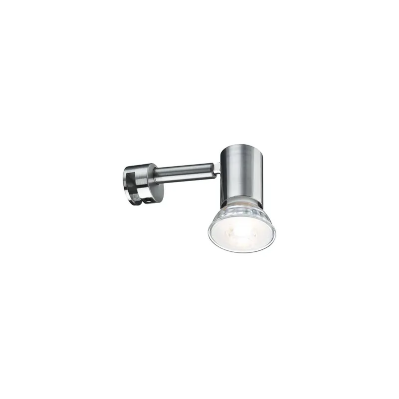 Spiegelleuchte Simplo GU10 2700K 345lm 230V 5,3W Eisen gebürstet Kostenloser Rückversand