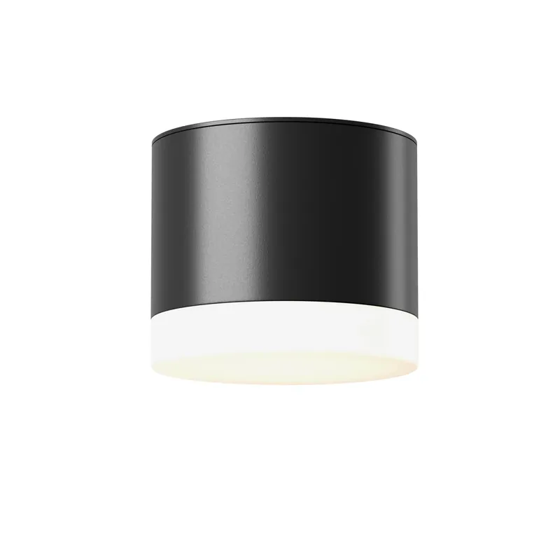 Technical Deckenleuchte Pauline Aluminium und Akryl Schwarz C087CL-GX53-B mit IP 44 Knallerangebot