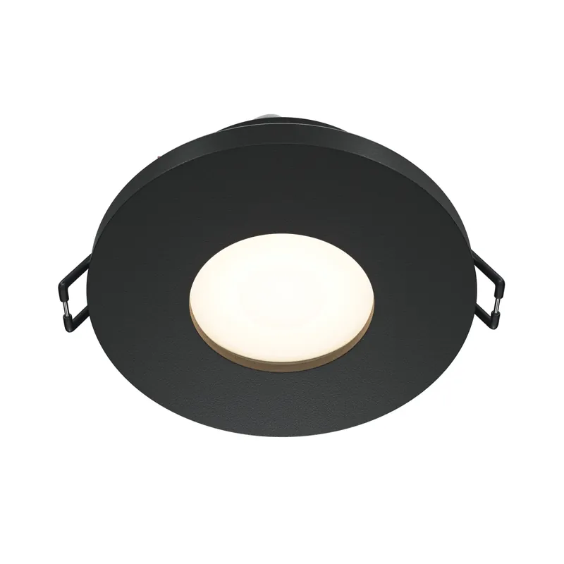 Technical Einbauleuchte Stark Aluminium Schwarz DL083-01-GU10-RD-B mit IP 65 Mengenrabatt
