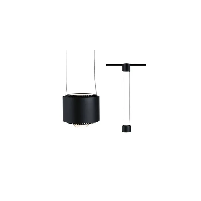 Begrenztes Angebot URail LED Pendel Aldan 860lm / 460lm 8,5 / 1x4,5W 2700K dimmbar 230V Schwarz matt