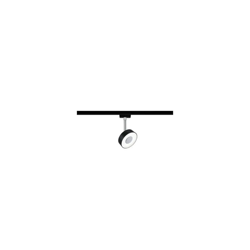 URail LED Schienenspot Circle Einzelspot 160lm 5W 4000K dimmbar 230V Schwarz matt Chrom Mega-Angebot