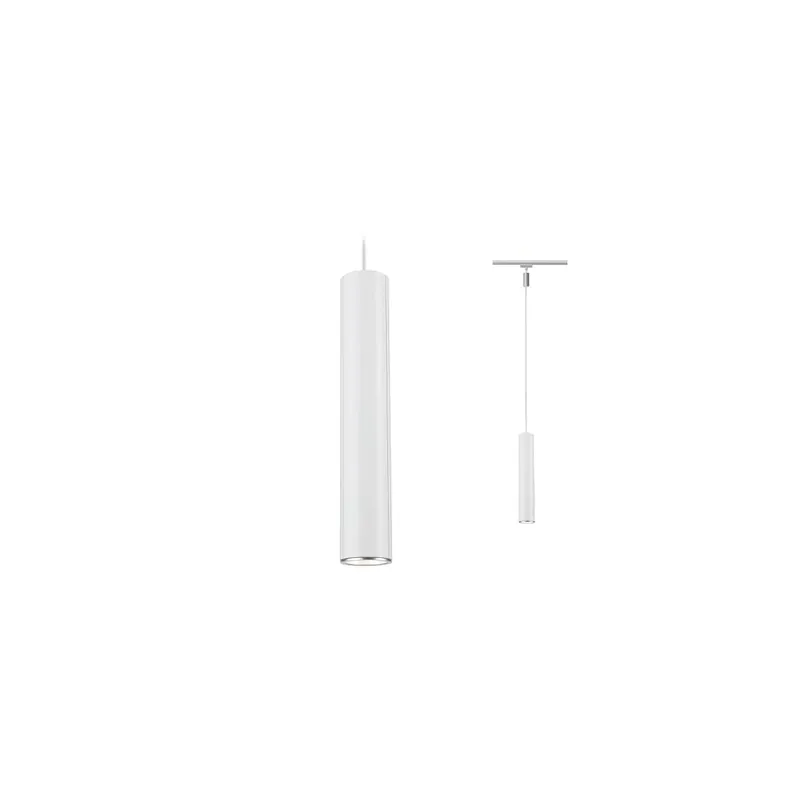 URail Pendel Catalejo GU10 max. 10W dimmbar 230V Chrom matt Weiß Kostenloser Versand