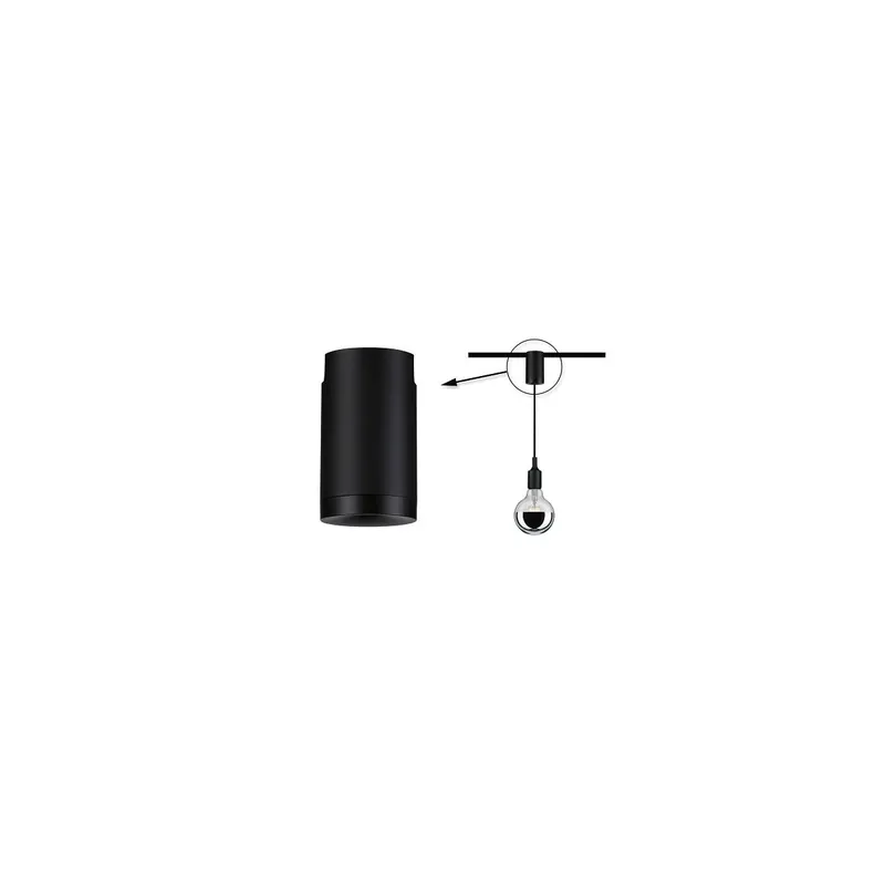 URail Pendeladapter Universal max. 100W 230V Schwarz matt Handgefertigt
