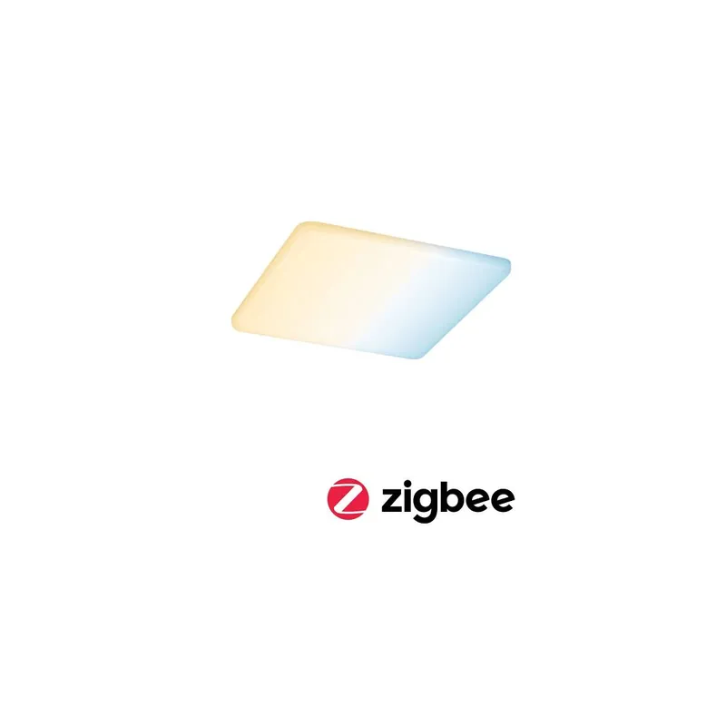 VariFit LED Einbaupanel Smart Home Zigbee Veluna IP44 eckig 185x185mm Tunable White Satin dimmbar Günstig