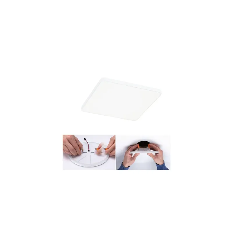 Versand Am Gleichen Tag VariFit LED Einbaupanel Veluna Edge IP44 eckig 160x160mm 1100lm 4000K Weiß