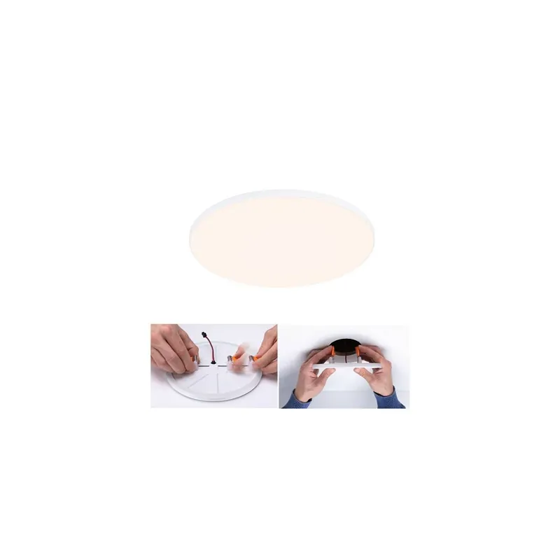 VariFit LED Einbaupanel Veluna Edge IP44 rund 200mm 1500lm 3000K Weiß dimmbar Super-Preis