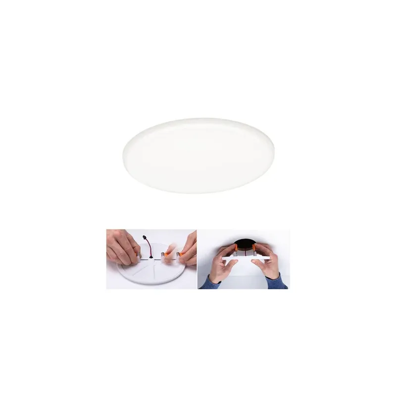 VariFit LED Einbaupanel Veluna IP44 rund 185mm 4000K Satin Bestpreis