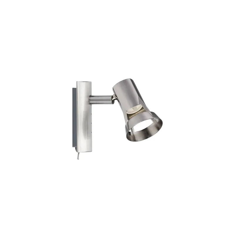 Wand-/Deckenleuchte Teja GU10 230V max. 10W dimmbar Nickel satiniert Weltweiter Versand