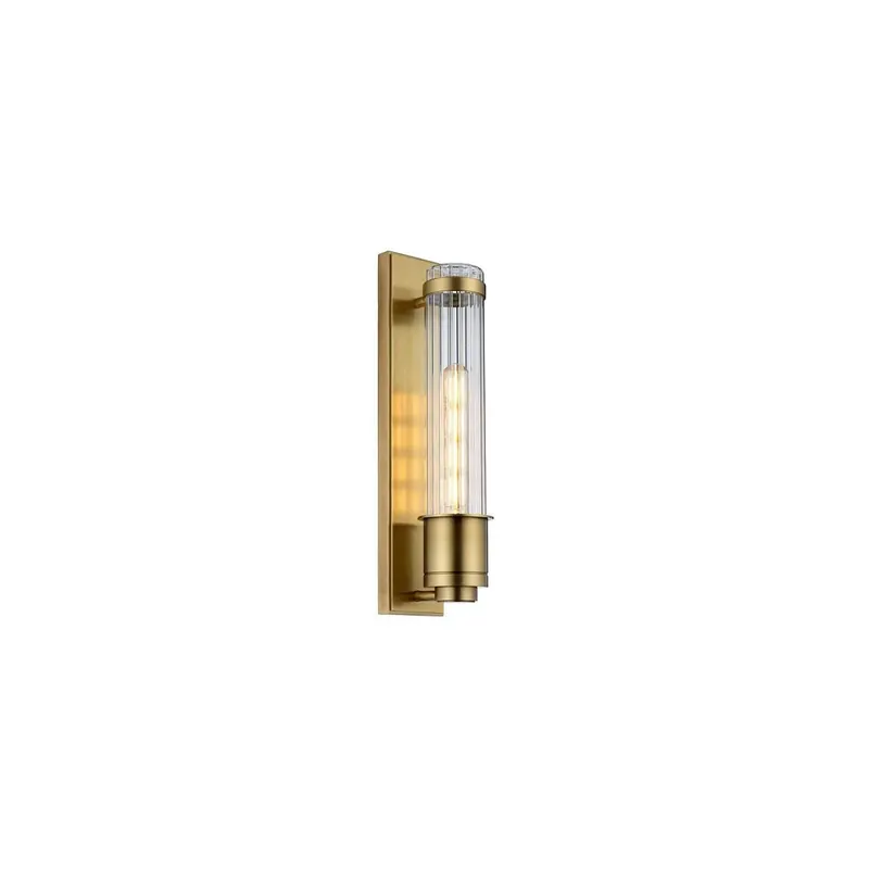 Wellington 1-flammige Wandleuchte – gealtertes Messing Neu Im Sortiment