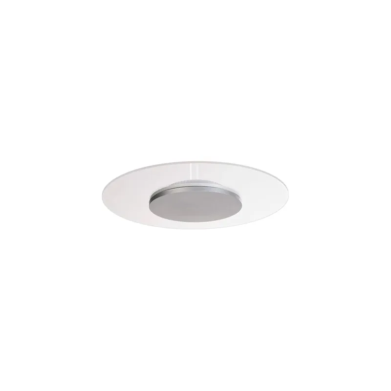 Zaniah 18W, Cover Silber Deckenaufbauleuchte IP20 Weiß Heißes Angebot
