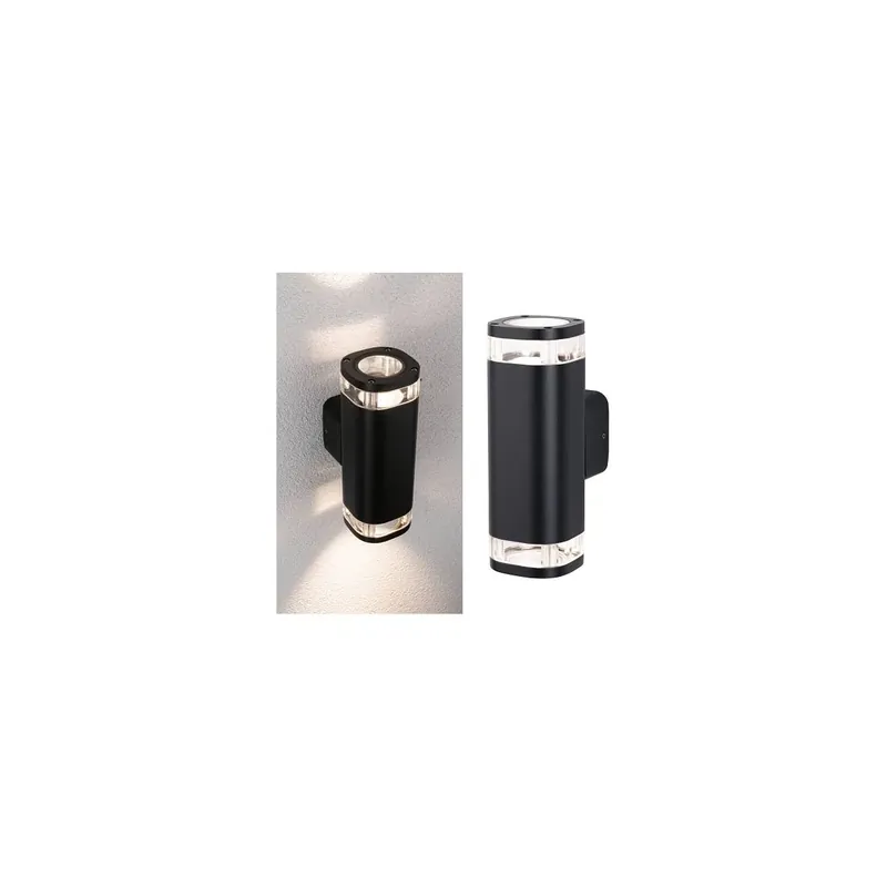 Echt Außenwandleuchte Colum seewasserresistent IP44 80x112mm max. 20W 230V Anthrazit Aluminium