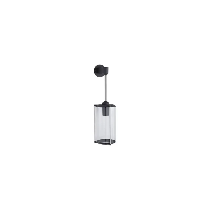 Außenwandleuchte Klassik IP44 rund 160mm max. 60W 230V Grau Glas Limited Edition