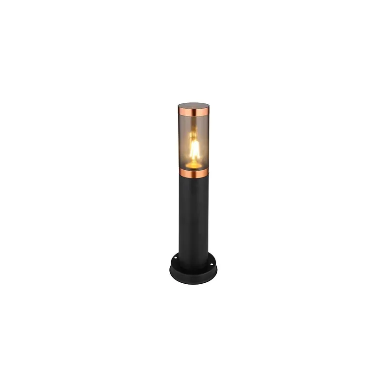Top-Preis Boston Außenleuchte Edelstahl Schwarz, 1X E27