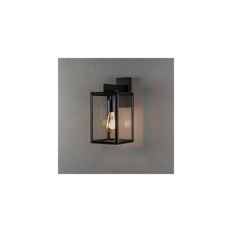 Neue Ware Carpi Wandl. E27 schwarz up/down mit klarem Glas