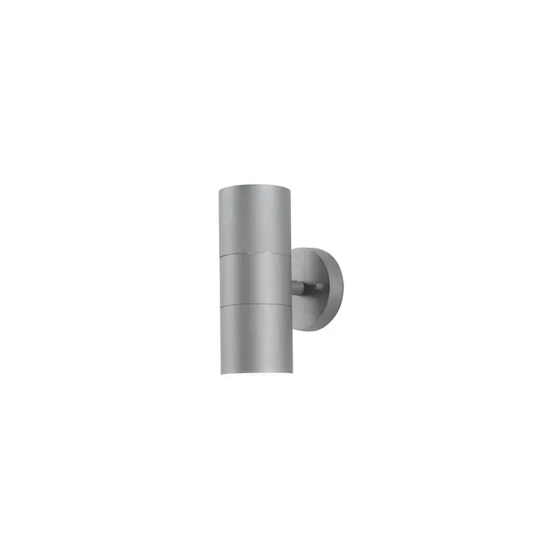 Halogenspot Modena Aluminium, grau, klares Glas Kostenloser Rückversand