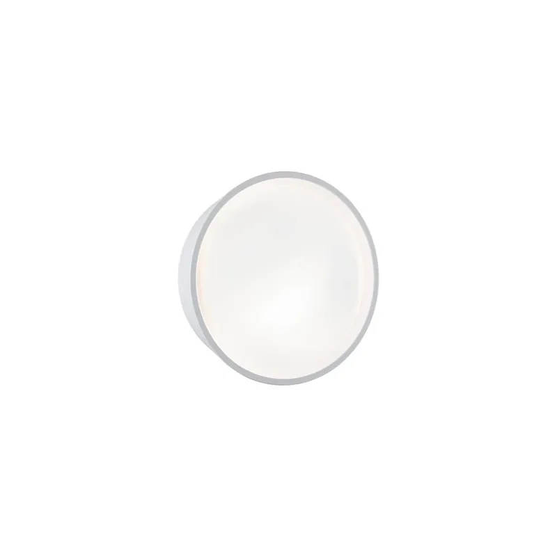 Sofort Bestellen LED Außenwandleuchte Platomo seewasserresistent IP44 rund 180mm 3000K 14,5W 1200lm 230V Weiß Kunststoff