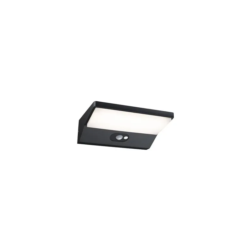 LED Außenwandleuchte Ronea Bewegungsmelder IP44 180x150mm 3000K 7,4W 400lm 230V Dunkelgrau Aluminium Aktuell