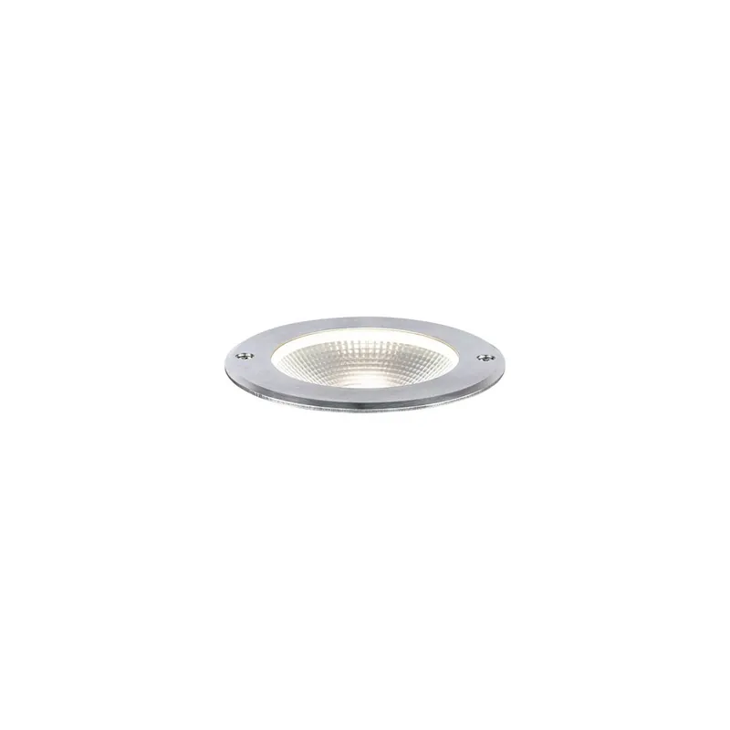 LED Bodeneinbauleuchte Floor IP67 120mm 3000K 6W 580lm 230V Edelstahl Edelstahl Aluminium Bestseller