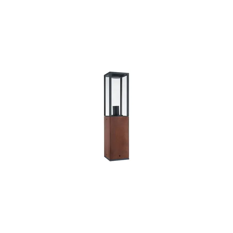 Solange Der Vorrat Reicht Lichtobjekt Timba IP44 eckig 600mm max. 60W 230V Holz E27 Holz