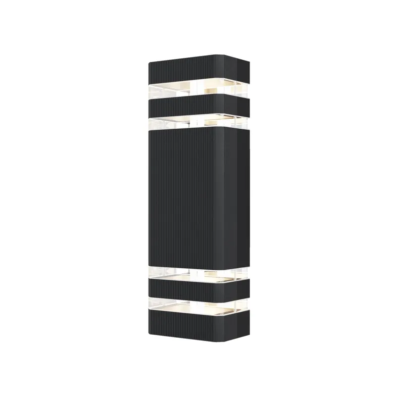 Ausverkauf Outdoor Wandleuchte Unter den Linden Aluminium Schwarz O578WL-02B mit IP 54