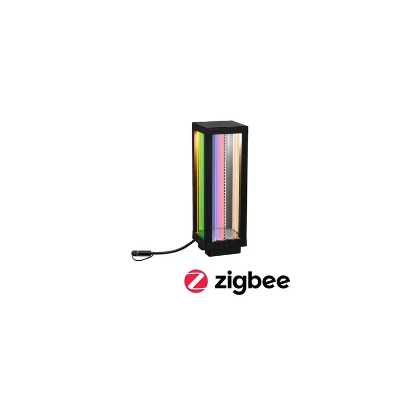 Super-Preis Plug & Shine Laterne Smart Home Zigbee Classic Einzelleuchte IP44 RGBW 2W Anthrazit