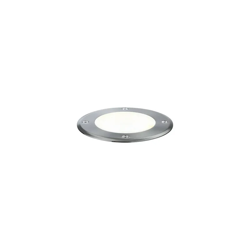 Plug & Shine LED Bodeneinbauleuchte Floor Einzelspot IP67 3000K 6W 20° Silber Zertifiziert