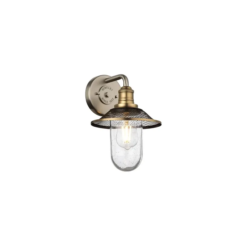 Preiswert Rigby 1-flammige Wandleuchte – Antik-Nickel