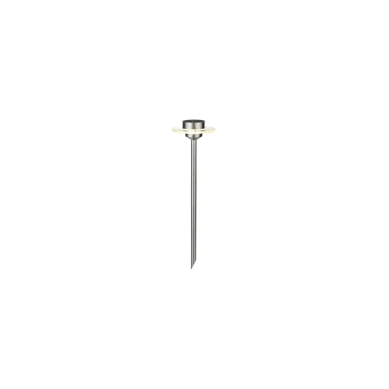 Solar LED Gartenstrahler Ufo IP44 3000K Edelstahl Klar Wochenendangebot