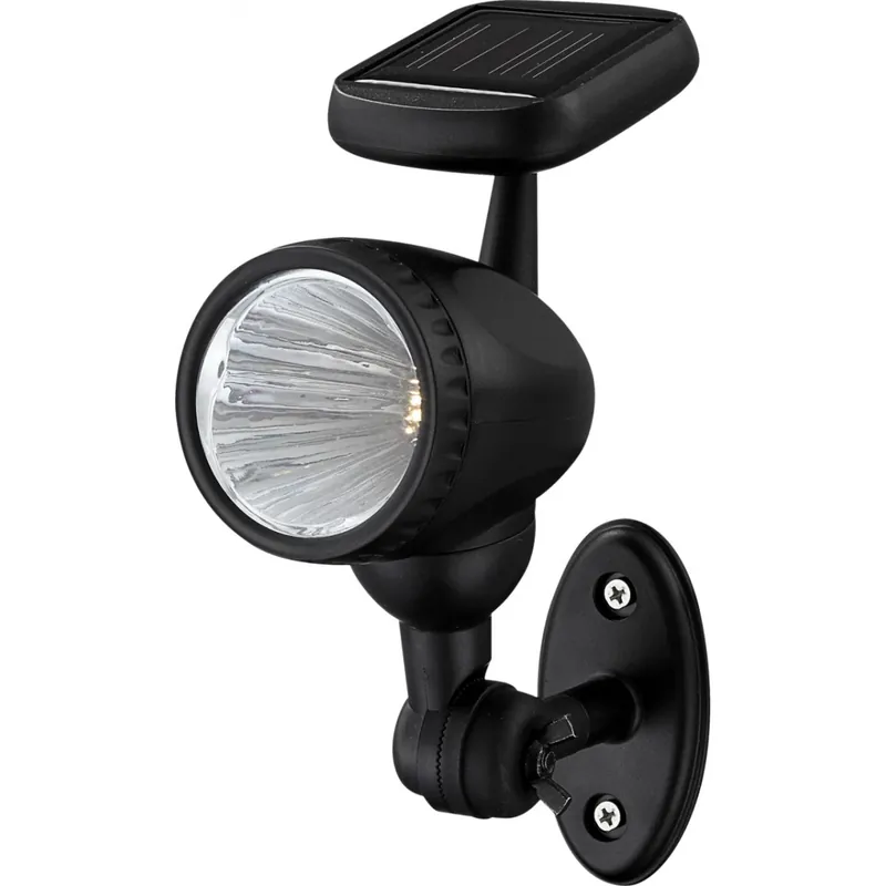 Heute Kaufen Solar Solarleuchte Kunststoff Schwarz, 3X Led