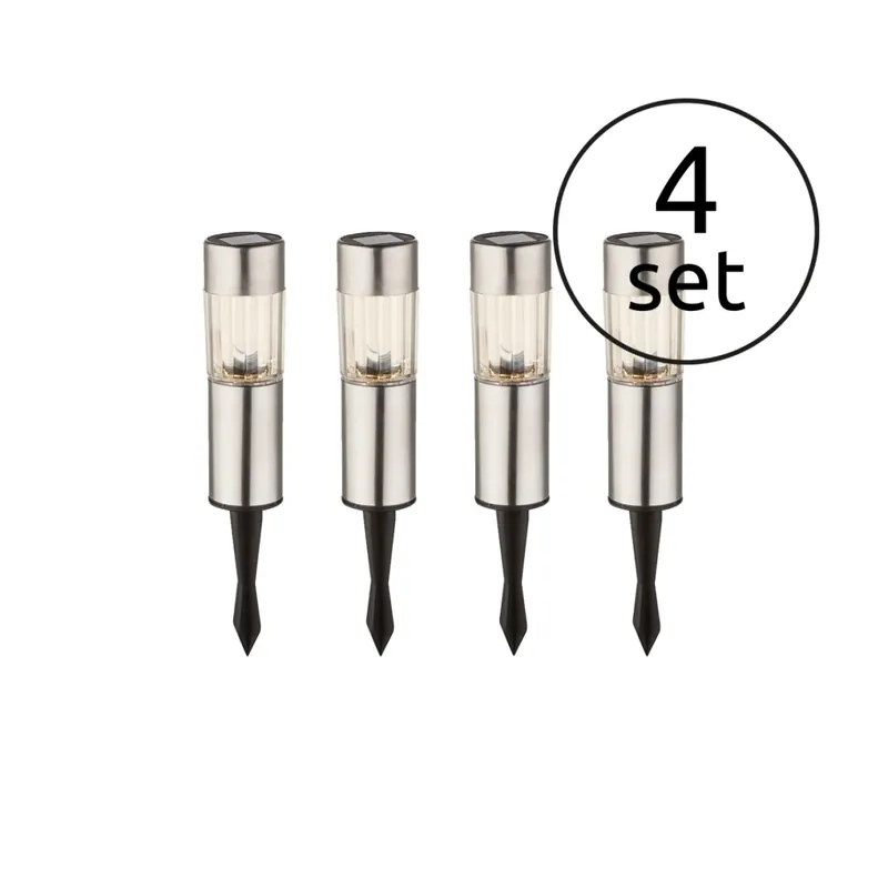 Neu Solarleuchte Edelstahl, 1Xled Solarleuchte Edelstahl, Led