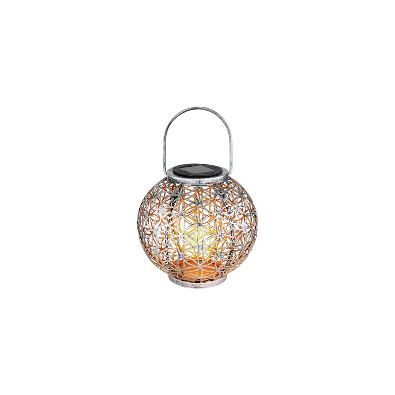 Premium Solarleuchte Metall Silberfarben, 1Xled Solarleuchte Metall Silberfarben, Led