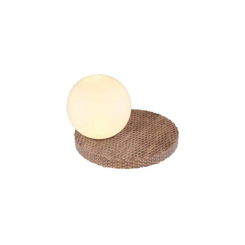 Neue Ware Solarleuchte Rattan Braun, 1Xled Solarleuchte Rattan Braun, Led