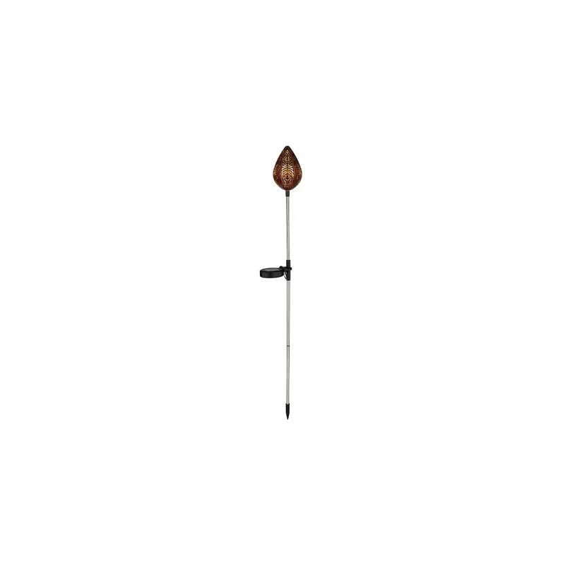 Solarleuchte Solarleuchte Edelstahl Schwarz Matt, Led Preisknaller