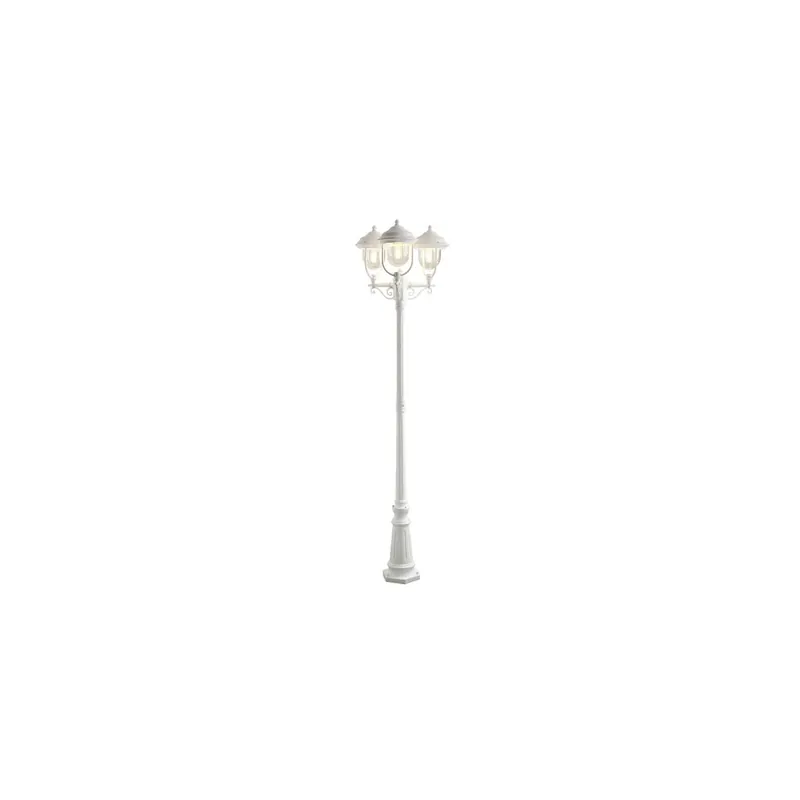 Stehleuchte 3flg. Parma matt wei?, klares Acrylglas Must-Have