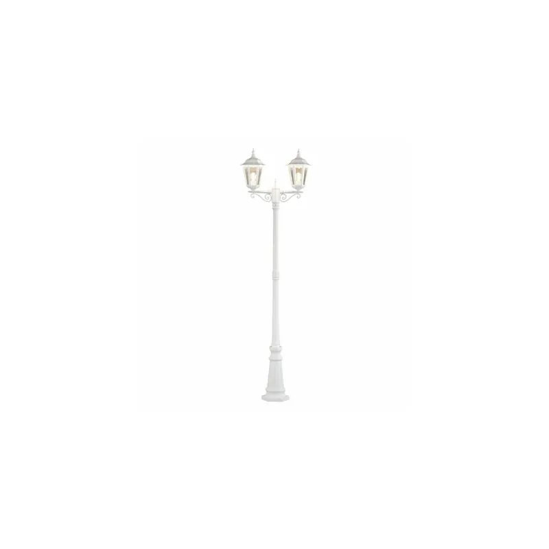 Begrenztes Angebot Stehleuchte Firenze, weiss matt, 2.flg., klares Glas