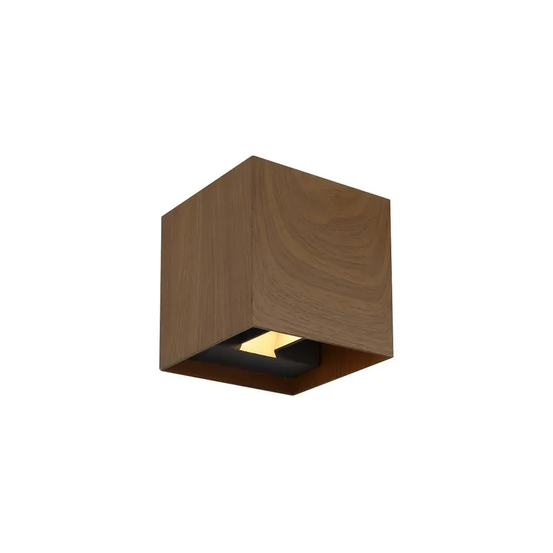 Veronika Außenleuchte Aluminium Druckguss Holzoptik Dunkel, 2X Led Jetzt Zugreifen
