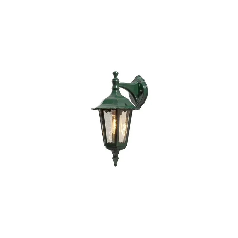Ab Werk Wandleuchte Firenze, grun, klares Glas